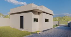 Casa em construção no bairro Linha Batista